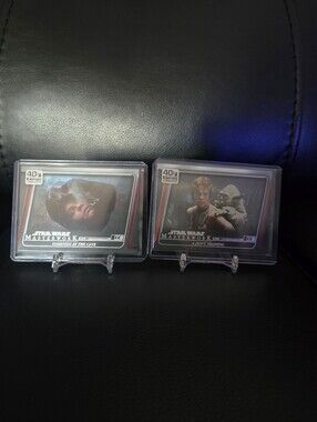 Topps Star Wars Masterwork Trading Cards - Luke Skywalker ,Yoda Numbered to 299